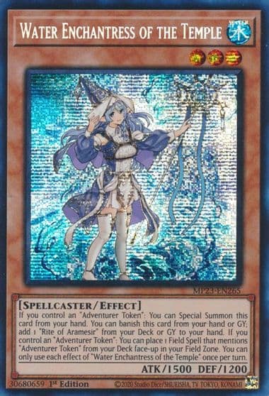 Water Enchantress of the Temple 25th Anniversary Tin: Dueling Heroes Mega Pack Yu-Gi-Oh! card