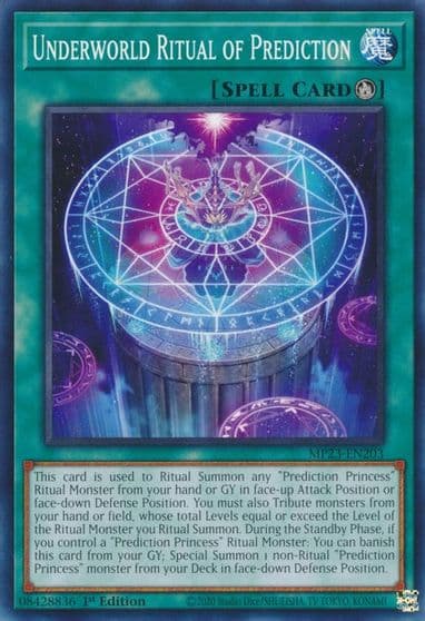 Underworld Ritual of Prediction 25th Anniversary Tin: Dueling Heroes Mega Pack Yu-Gi-Oh! card