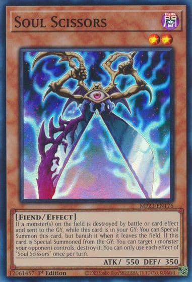 Soul Scissors 25th Anniversary Tin: Dueling Heroes Mega Pack Yu-Gi-Oh! card