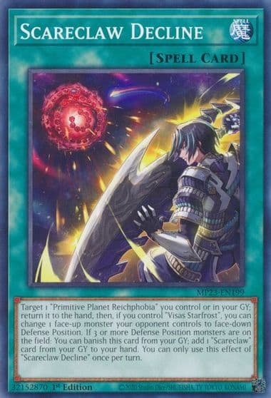 Scareclaw Decline 25th Anniversary Tin: Dueling Heroes Mega Pack Yu-Gi-Oh! card