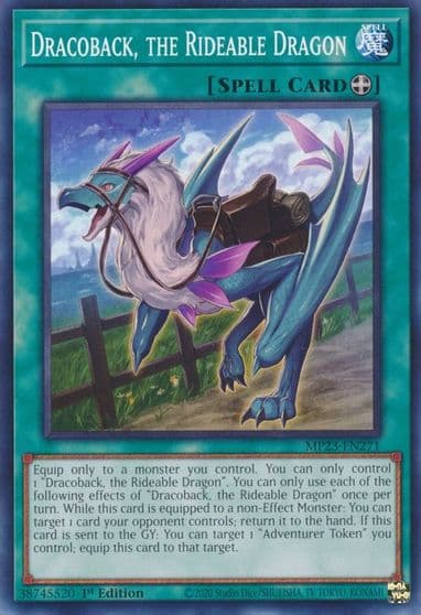Dracoback the Rideable Dragon 25th Anniversary Tin: Dueling Heroes Mega Pack Yu-Gi-Oh! card