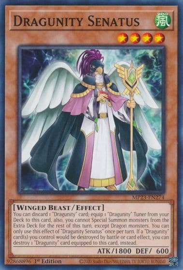 Dragunity Senatus 25th Anniversary Tin: Dueling Heroes Mega Pack Yu-Gi-Oh! card