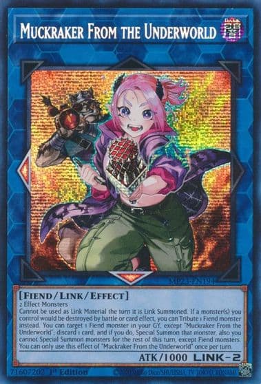 Muckraker From the Underworld 25th Anniversary Tin: Dueling Heroes Mega Pack Yu-Gi-Oh! card