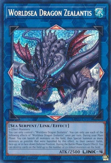 Worldsea Dragon Zealantis 25th Anniversary Tin: Dueling Heroes Mega Pack Yu-Gi-Oh! card