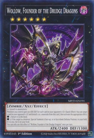 Wollow Founder of the Drudge Dragons 25th Anniversary Tin: Dueling Heroes Mega Pack Yu-Gi-Oh! card