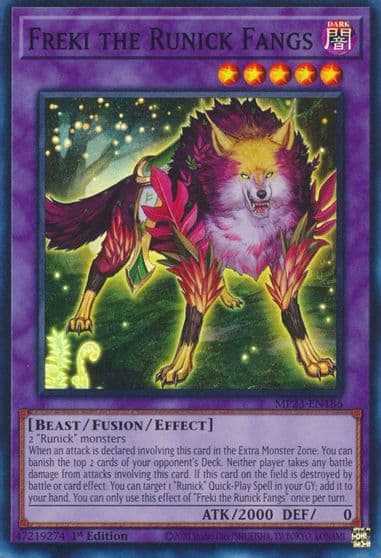 Freki the Runick Fangs 25th Anniversary Tin: Dueling Heroes Mega Pack Yu-Gi-Oh! card