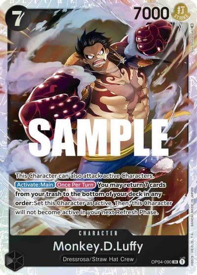 MonkeyDLuffy 090 Kingdoms of Intrigue One Piece card
