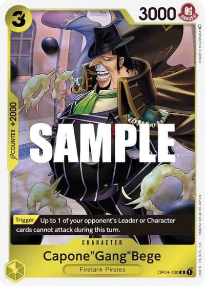 CaponeGangBege Kingdoms of Intrigue One Piece card