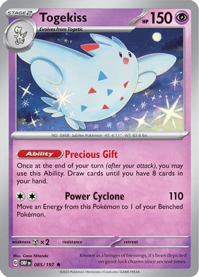 Togekiss Deck Exclusives Pokemon card