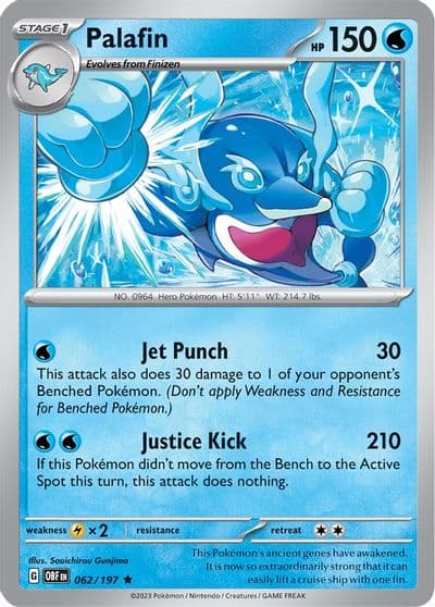 Palafin Deck Exclusives Pokemon card