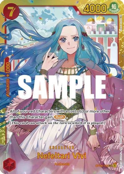 Nefeltari Vivi 118 Kingdoms of Intrigue One Piece card