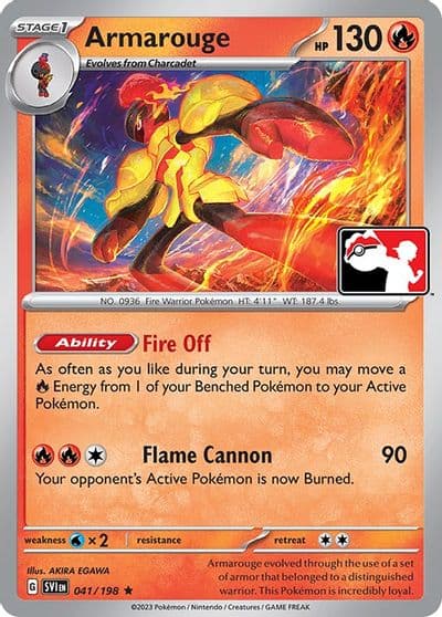 Armarouge Prize Pack Series Cards Pokemon card