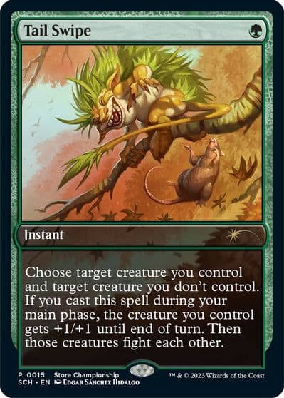 Tail Swipe Game Day & Store Championship Promos Magic card