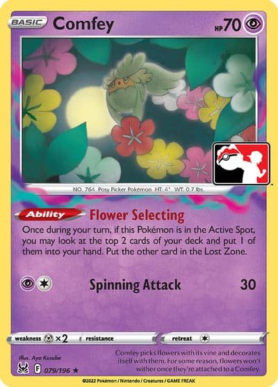 Comfey Prize Pack Series Cards Pokemon card