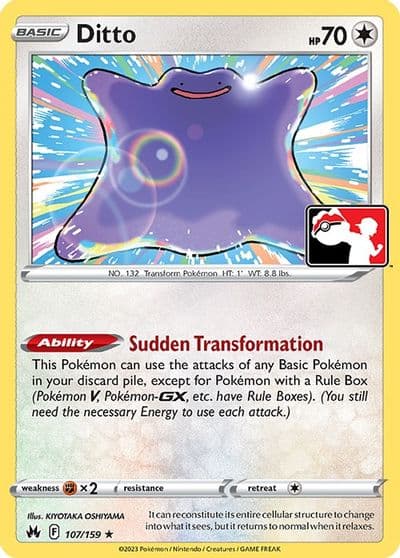 Ditto Prize Pack Series Cards Pokemon card