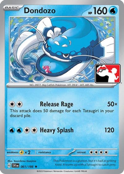 Dondozo Prize Pack Series Cards Pokemon card