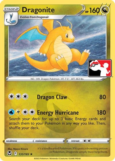 Dragonite Prize Pack Series Cards Pokemon card
