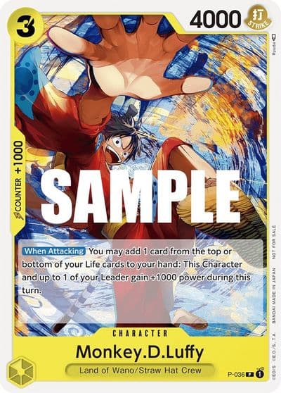MonkeyDLuffy Pre Release Tournament One Piece Promotion Cards One Piece card