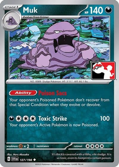 Muk Prize Pack Series Cards Pokemon card