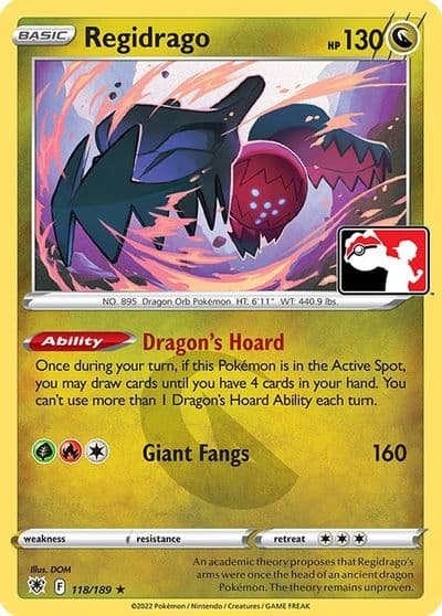 Regidrago Prize Pack Series Cards Pokemon card