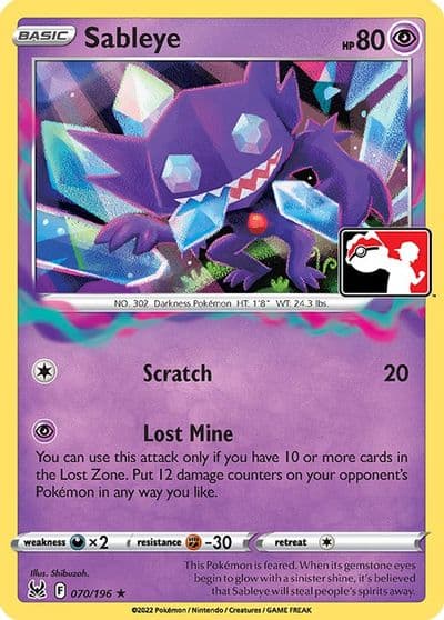 Sableye Prize Pack Series Cards Pokemon card