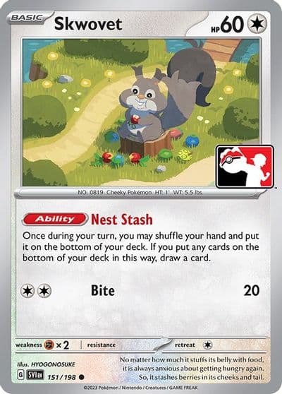Skwovet Prize Pack Series Cards Pokemon card