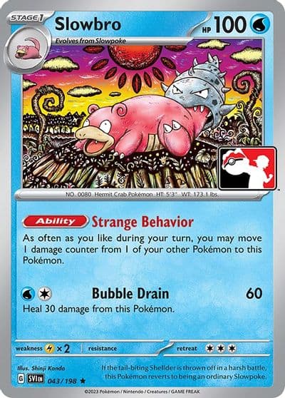 Slowbro Prize Pack Series Cards Pokemon card