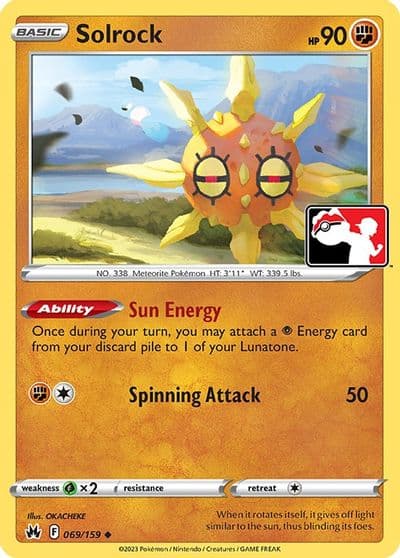 Solrock Prize Pack Series Cards Pokemon card