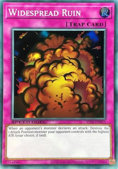 Widespread Ruin Speed Duel: Tournament Pack 6 Yu-Gi-Oh! card
