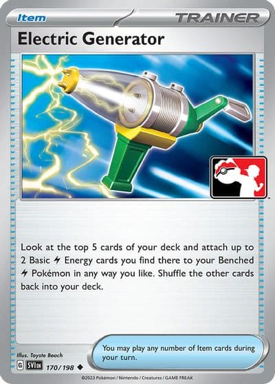 Electric Generator Prize Pack Series Cards Pokemon card