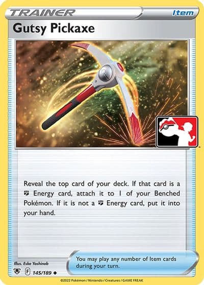 Gutsy Pickaxe Prize Pack Series Cards Pokemon card