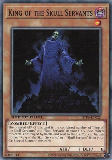 King of the Skull Servants Speed Duel: Tournament Pack 6 Yu-Gi-Oh! card