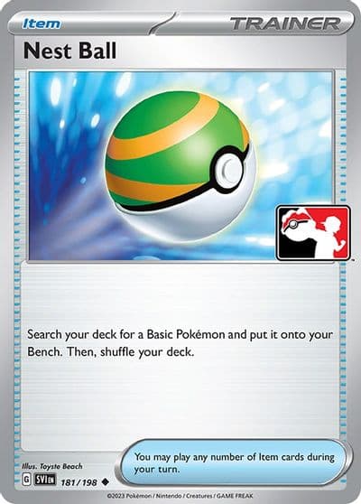 Nest Ball Prize Pack Series Cards Pokemon card