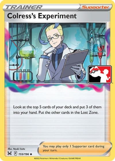Colress's Experiment Prize Pack Series Cards Pokemon card