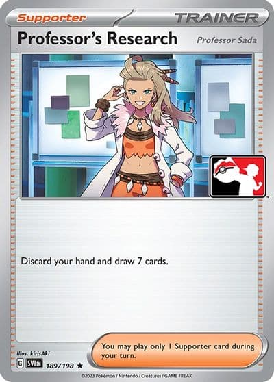 Professor's Research Prize Pack Series Cards Pokemon card