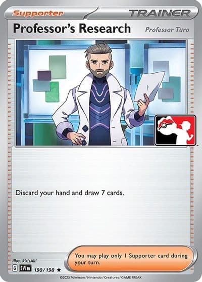 Professor's Research Prize Pack Series Cards Pokemon card