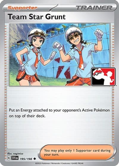 Team Star Grunt Prize Pack Series Cards Pokemon card