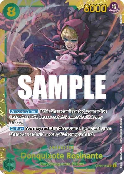 Donquixote Rosinante Kingdoms of Intrigue One Piece card
