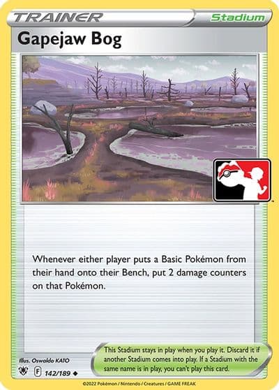 Gapejaw Bog Prize Pack Series Cards Pokemon card