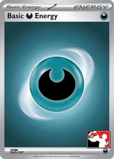 Basic Darkness Energy - 007 Prize Pack Series Cards Pokemon card