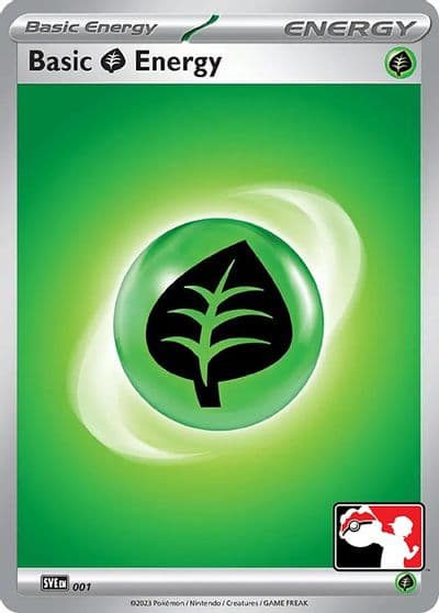 Basic Grass Energy - 001 Prize Pack Series Cards Pokemon card