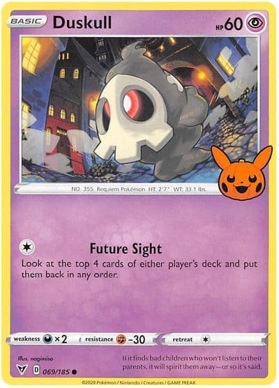 Duskull Trick or Trade BOOster Bundle 2023 Pokemon card