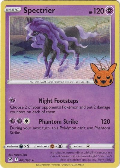 Spectrier Trick or Trade BOOster Bundle 2023 Pokemon card