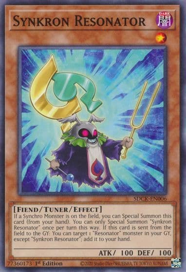 Synkron Resonator Structure Deck: The Crimson King Yu-Gi-Oh! card
