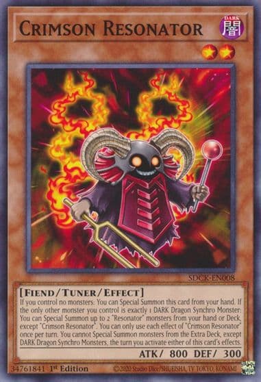 Crimson Resonator Structure Deck: The Crimson King Yu-Gi-Oh! card