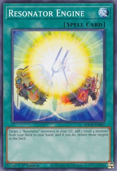 Resonator Engine Structure Deck: The Crimson King Yu-Gi-Oh! card