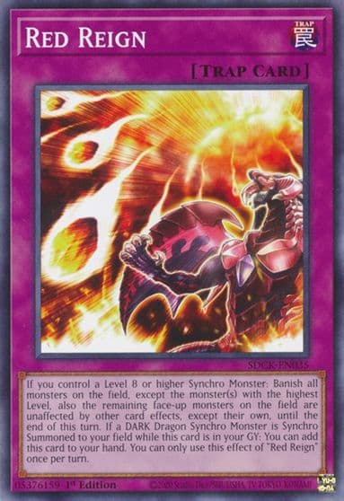 Red Reign Structure Deck: The Crimson King Yu-Gi-Oh! card
