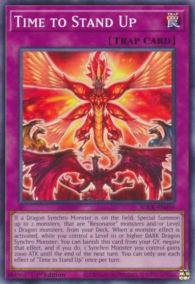 Time to Stand Up Structure Deck: The Crimson King Yu-Gi-Oh! card