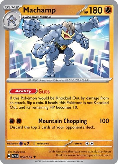 Machamp SV: Scarlet & Violet 151 Pokemon card