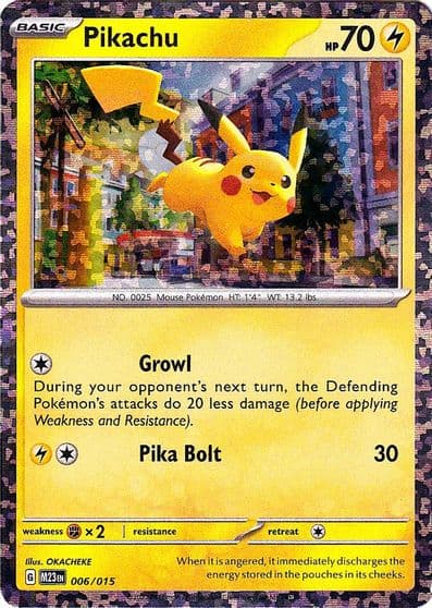 Pikachu McDonald's Promos 2023 Pokemon card